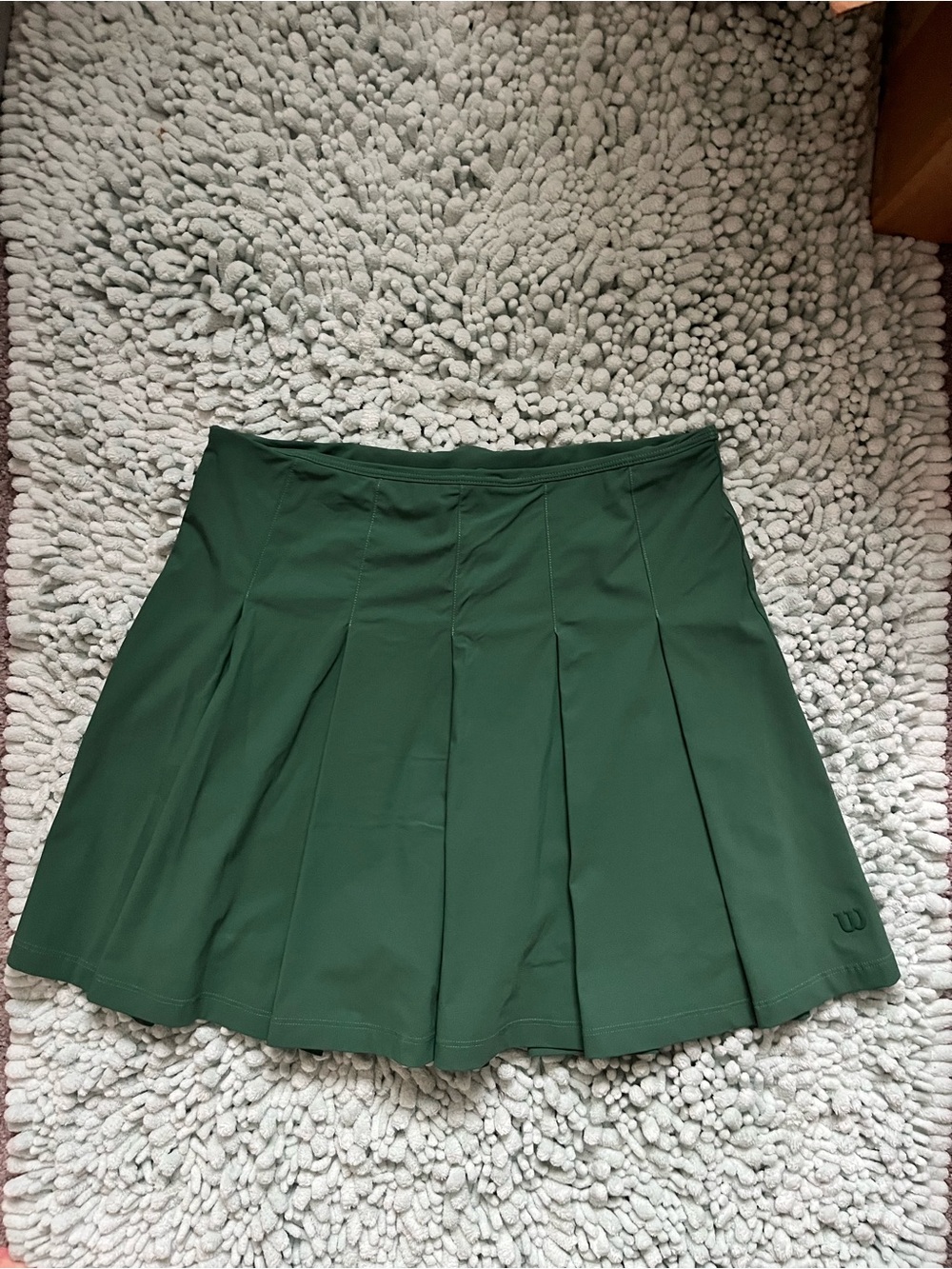Wilson Dark Green Pleated Tennis Skirt